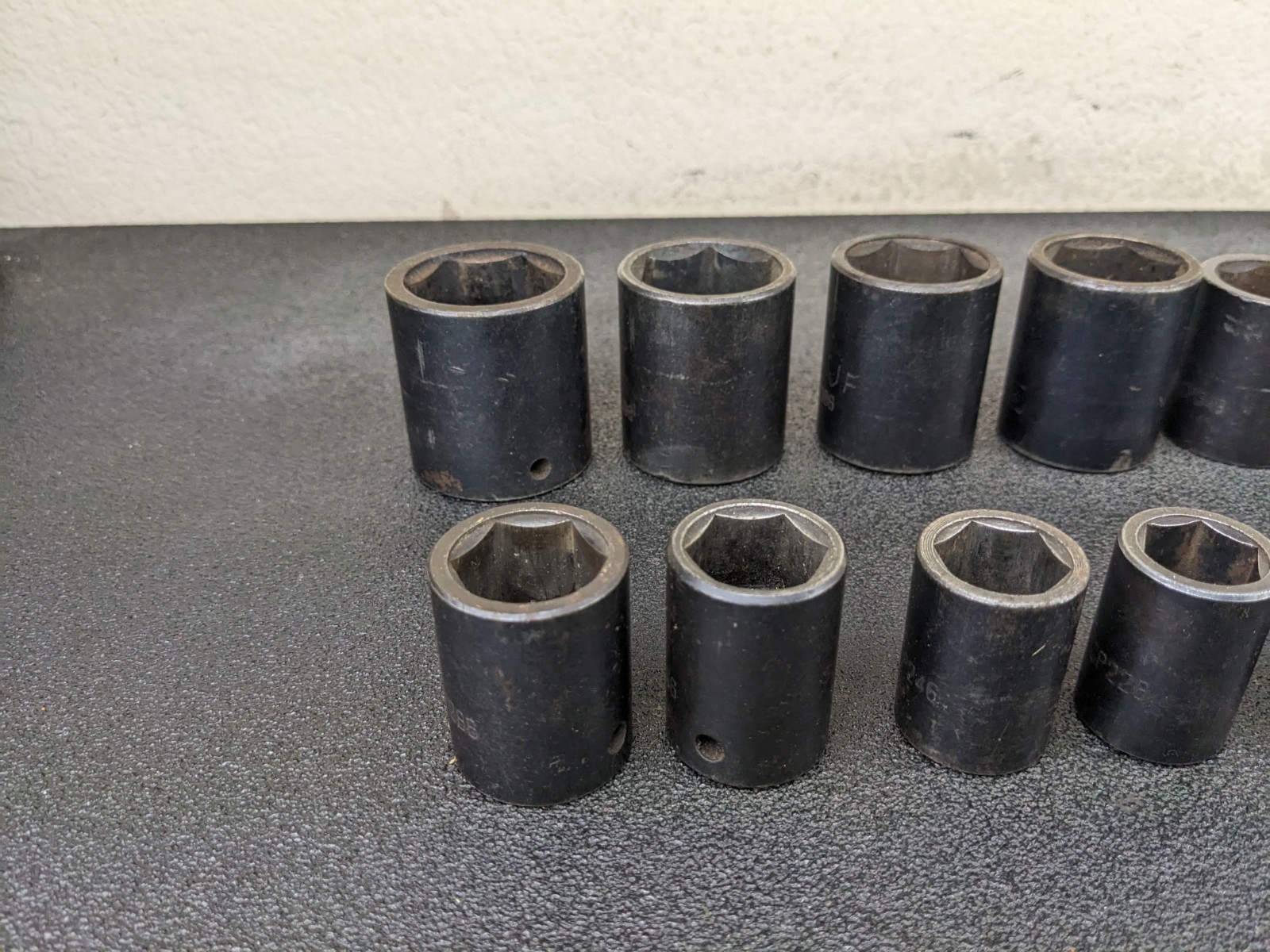 #bp318 MATCO SCP136T 15pc 1/2″ Drive SAE 6 IMPACT Socket Set 7/16″ to 1-5/16″