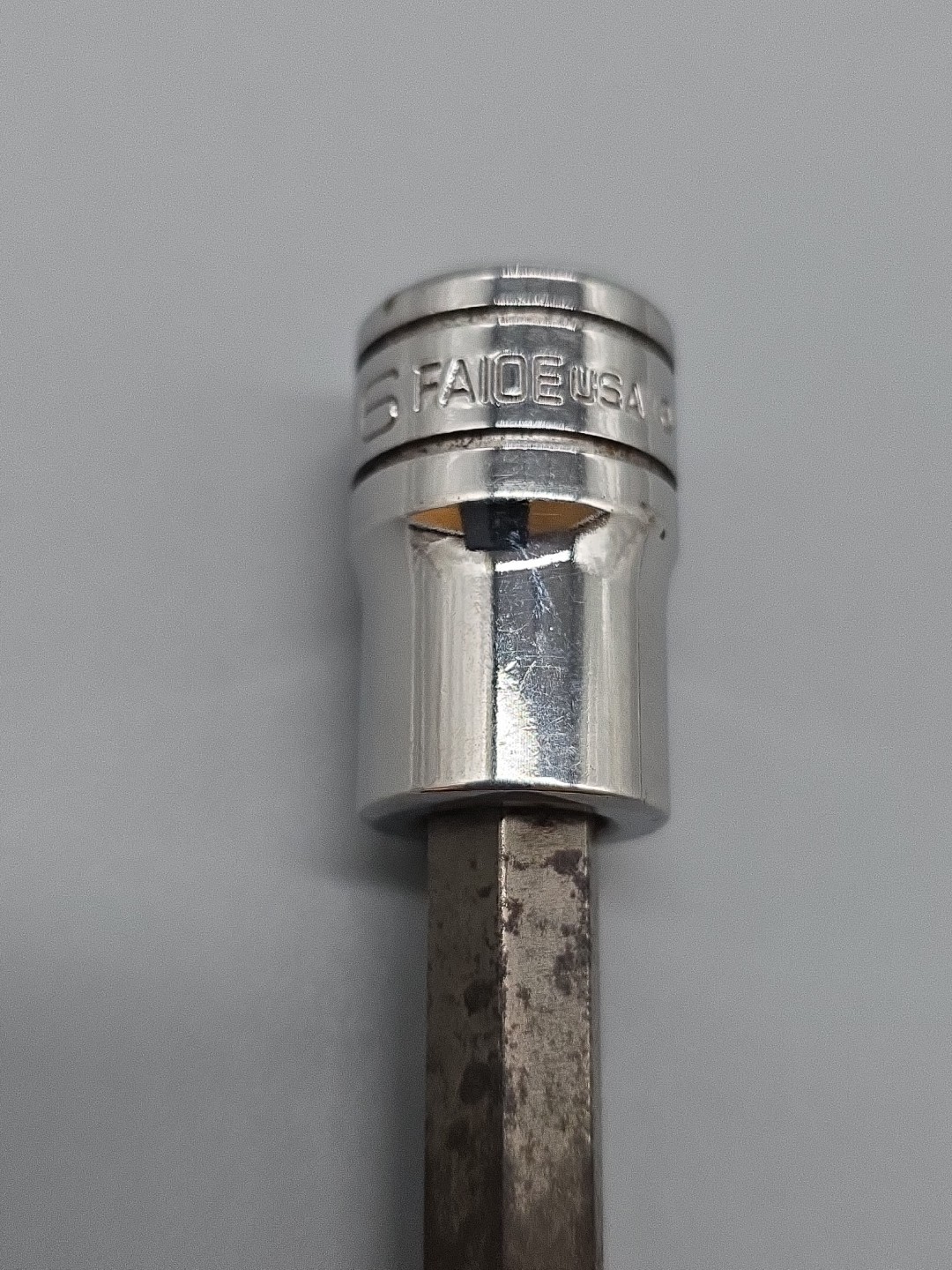 Snap-On Tools 3/8″ Drive 5/16″ SAE Hex Bit Chrome Socket Driver FA10E USA