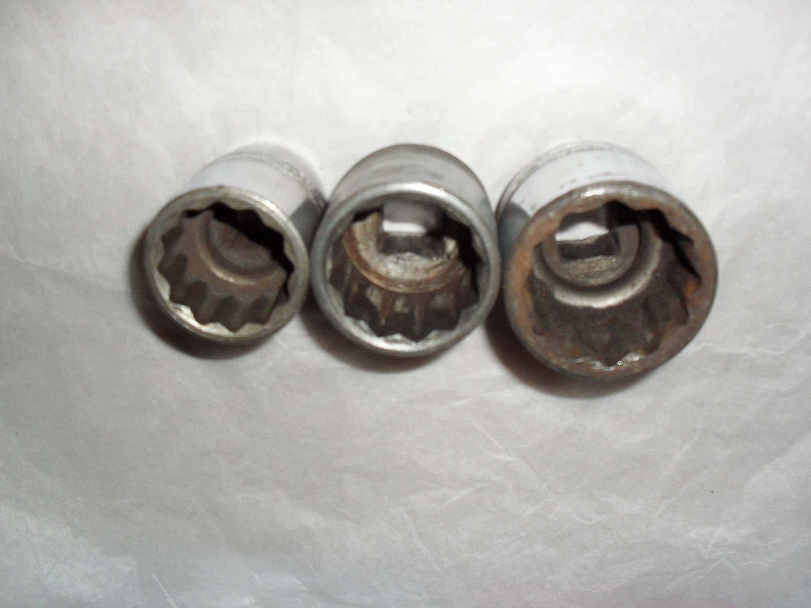 SNAP-ON 3/4 SQUARE DRIVE SOCKETS x 3 SIZES; 1.7/16 & 1.5/16 & 1.5/8 BIG SOCKETS!