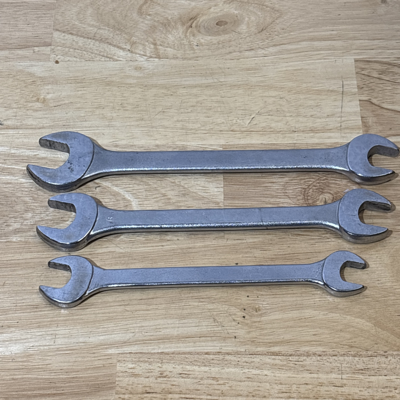 Dayton SAE Double Open End Wrench Set 3/8″ 1/2″» to 3/4″ 4×163 4×162 4×160 USA