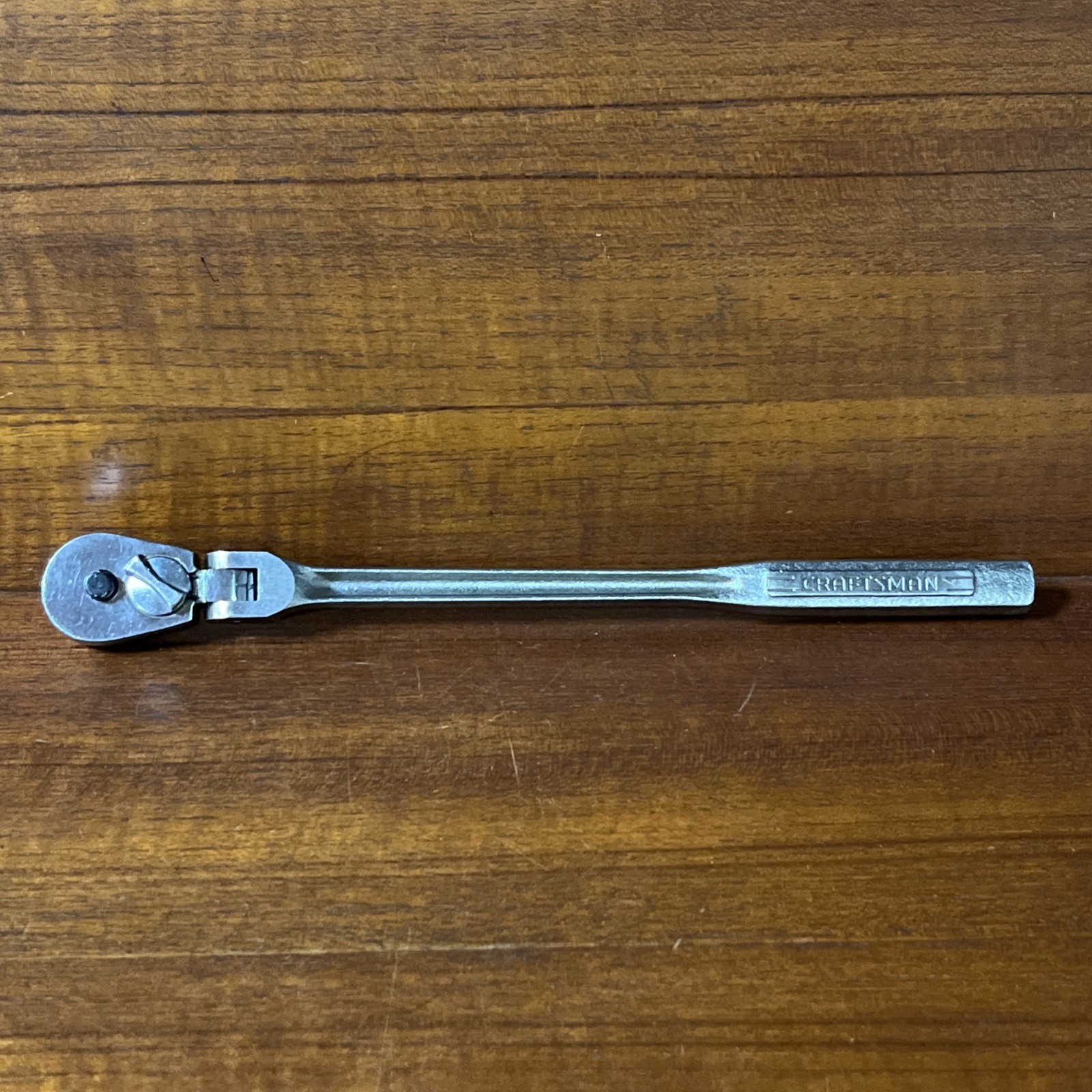 CRAFTSMAN FORGED IN USA-VVH 42793 3/8″ FLEX HEAD RATCHET. Hourglass Selector.