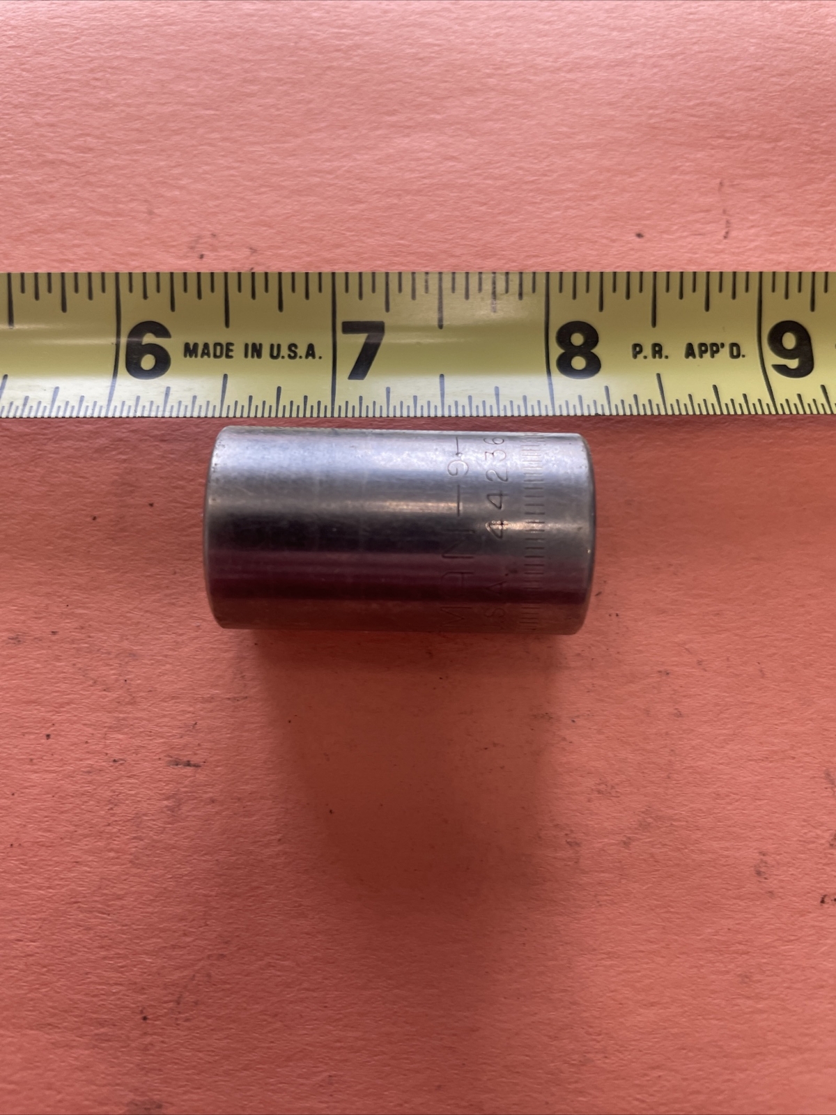 Craftsman -G 15mm 12 Point Shallow Chrome Socket 1/2″ Drive 44236 USA