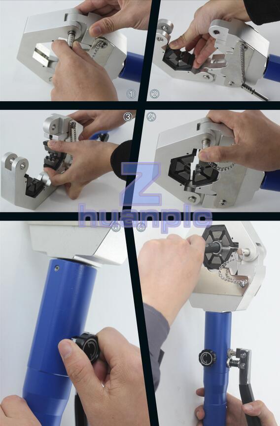 Hydraulic A/C Hose Crimping Air Conditioning Repair Crimper Tools