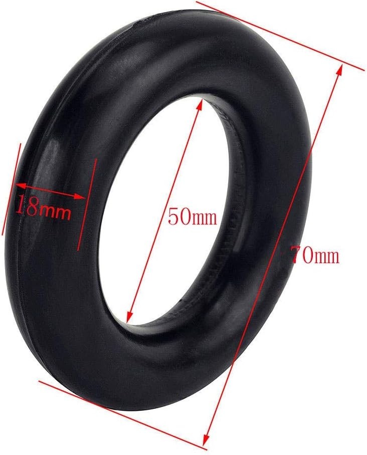 O-Ring Car Exhaust Rubber Hanger Insulator Bracket Bushing Mount Universal 4Pcs