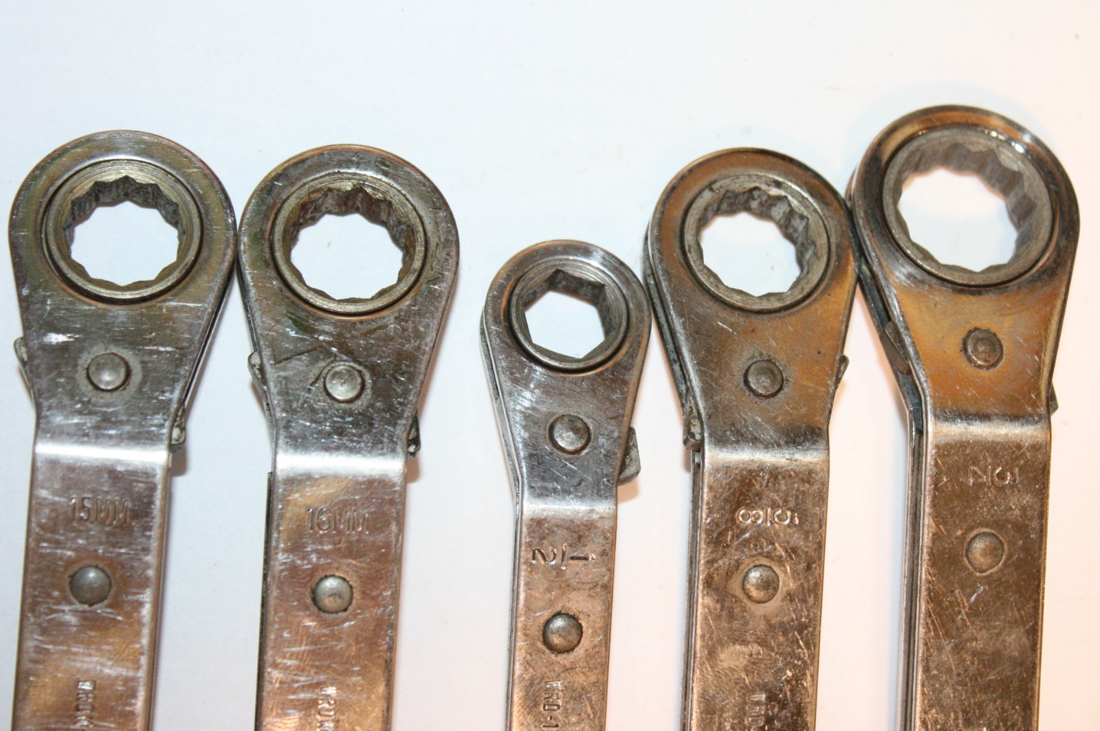 MATCO TOOLS RATCHETING BOX END 12-POINT 6-POINT MM & SAE OFFSET WRENCH SET USA