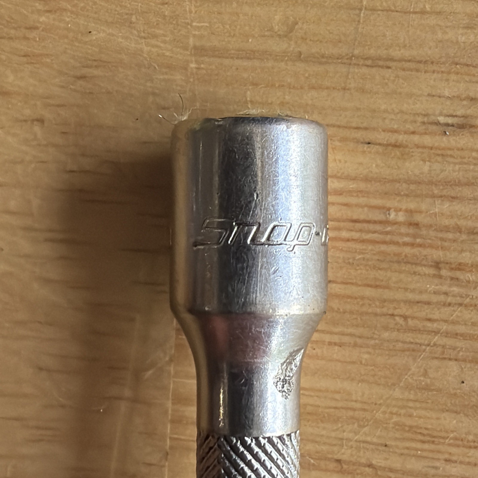 Snap On Tools 6″ Long Socket Extension 1/4″ Drive Knurled TMXK60 Made in USA