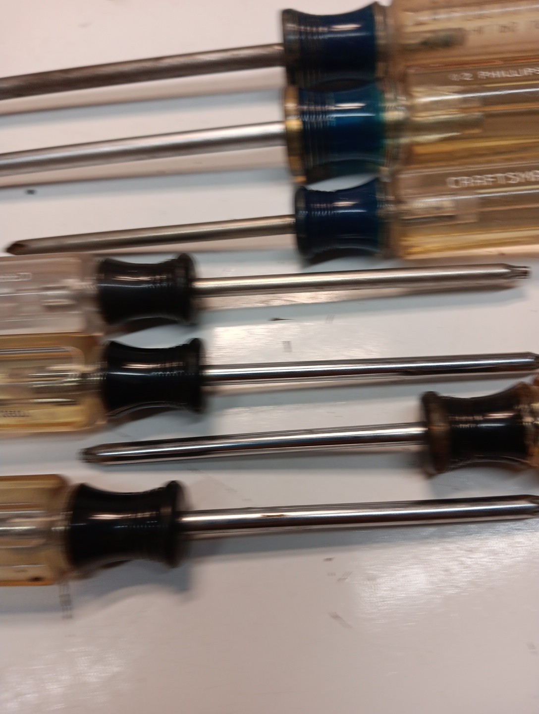 7 Vintage Craftsman Phillips Torx Screwdrivers,t20,t15,t10,t15#2phillips#1phill