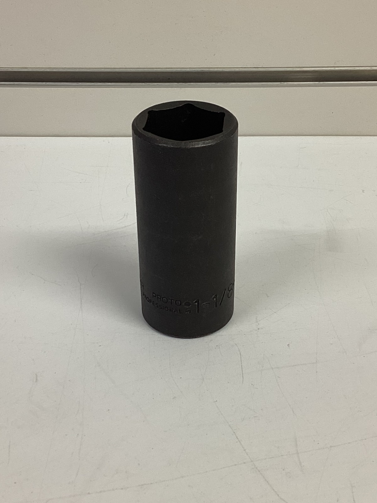 PROTO J7336H Impact Socket: 1/2 in Drive Size, 1 1/8 in Socket Size, 6-Point