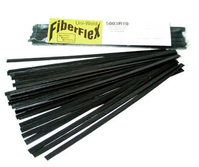 30 Pack FiberFlex Plastic Welding Rod Sticks Flat Ribbon 12″ Long Each Black New