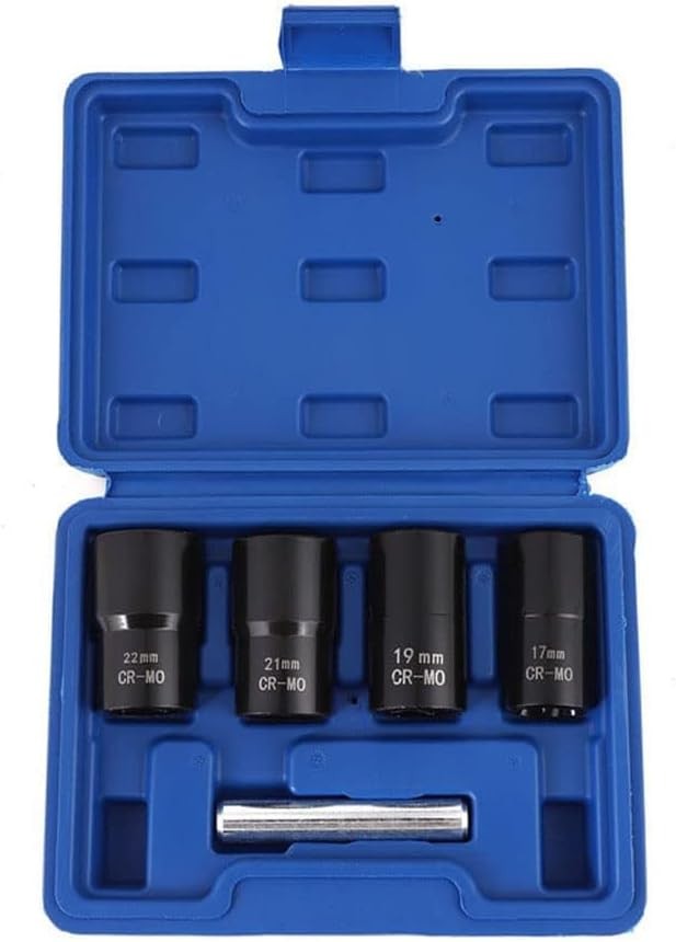 Twist Socket Set Lug Nut Remover Extractor Tool- 5PC 1/2″»Dr.Twist Socket Set A