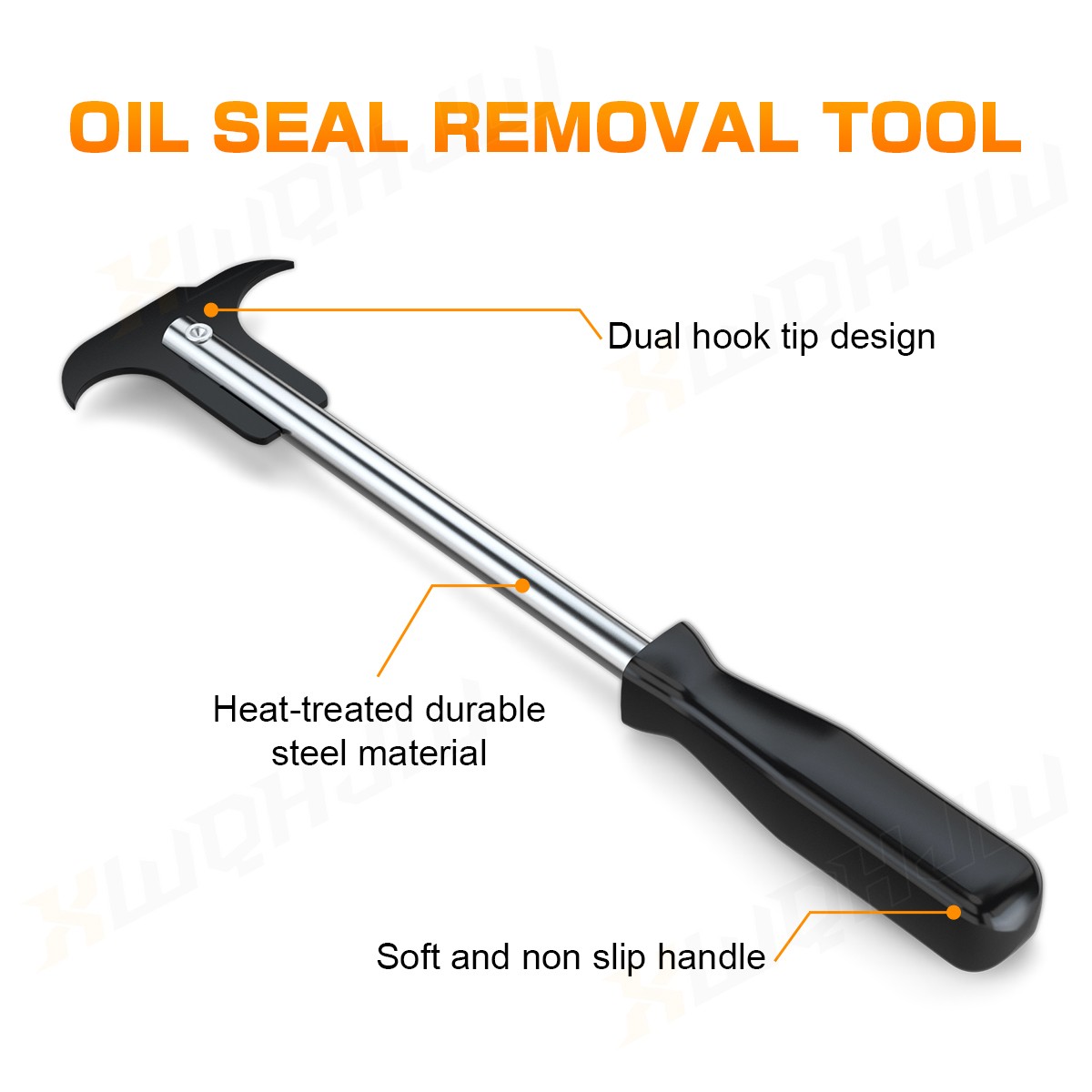 Black Seal Puller Tool -High Hardness Heat Treated Steel Oil Seal Removal Tool