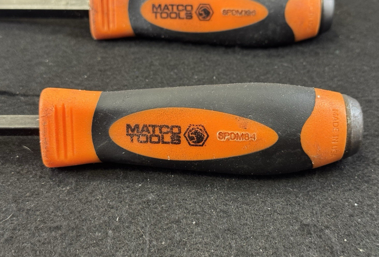 Matco Tools 3PC Demo Driver Set SPDR106-SPDR63-SPDR84 (Orange)