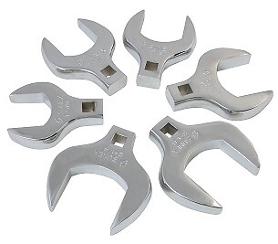 Sunex Tool 9722A 6 Piece 1/2″ Dr. Jumbo Crowfoot Wrench Set