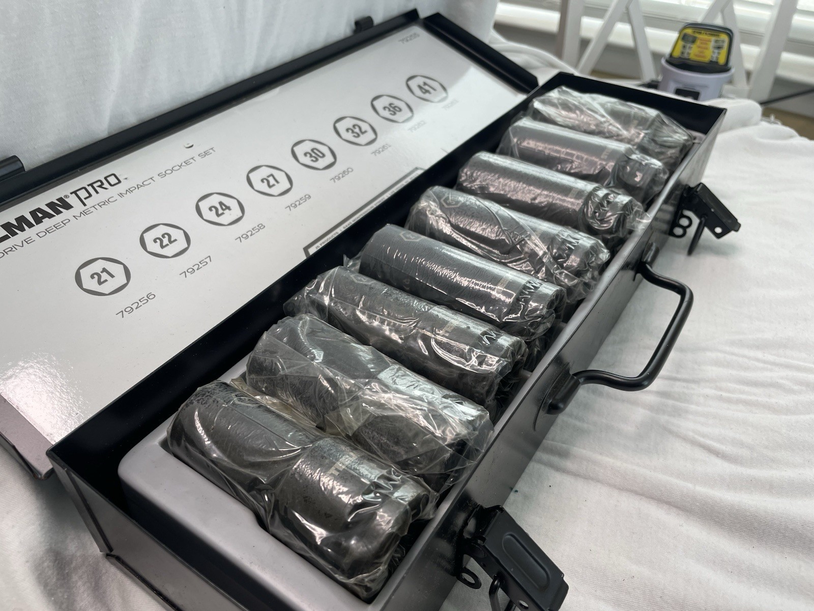 Steelman Pro 8 Piece 3/4 in. Drive Deep Impact Metric Socket Set 79255