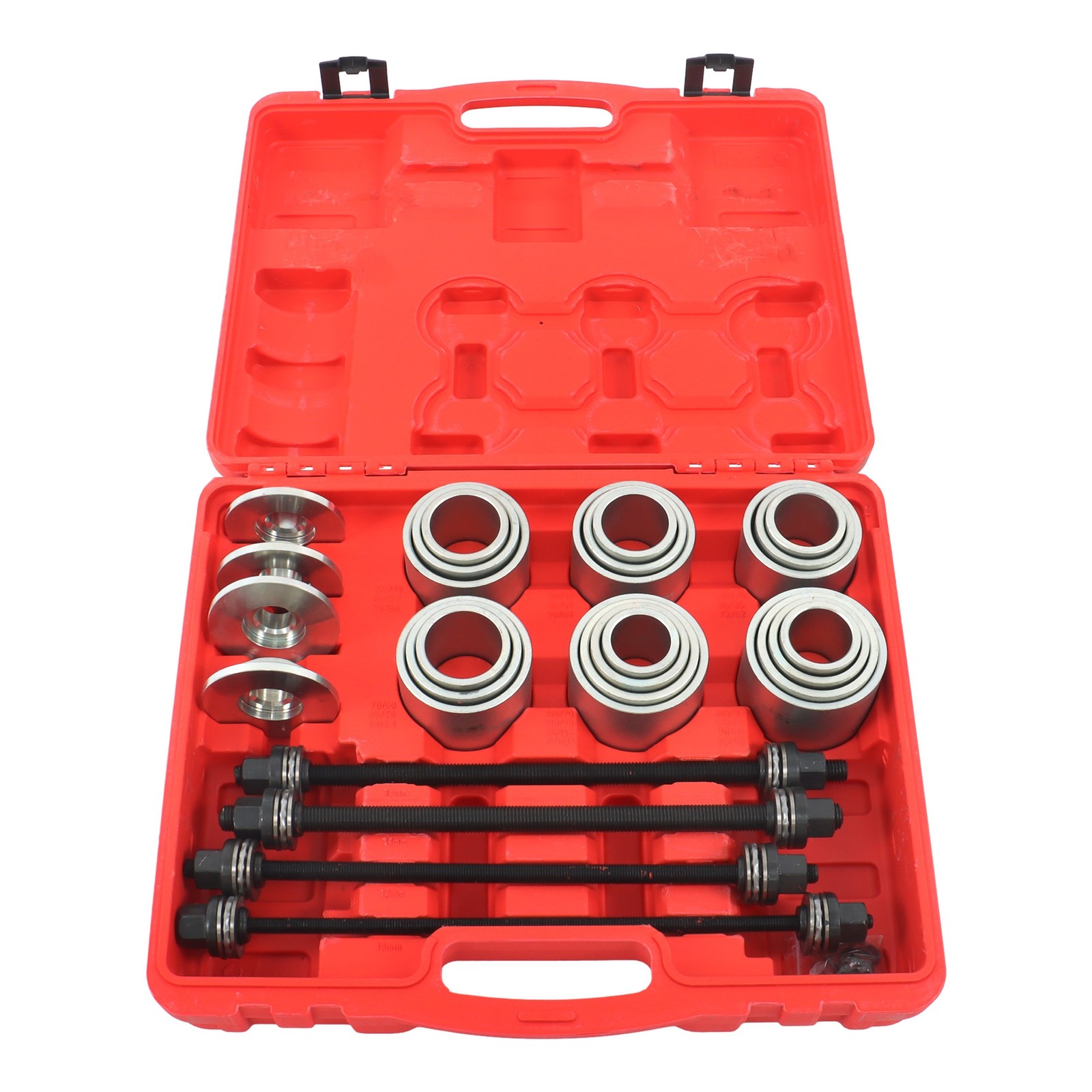 Press Pull Sleeve Kit 28Pc Remove Bearings Bushes Seals Garage Tool