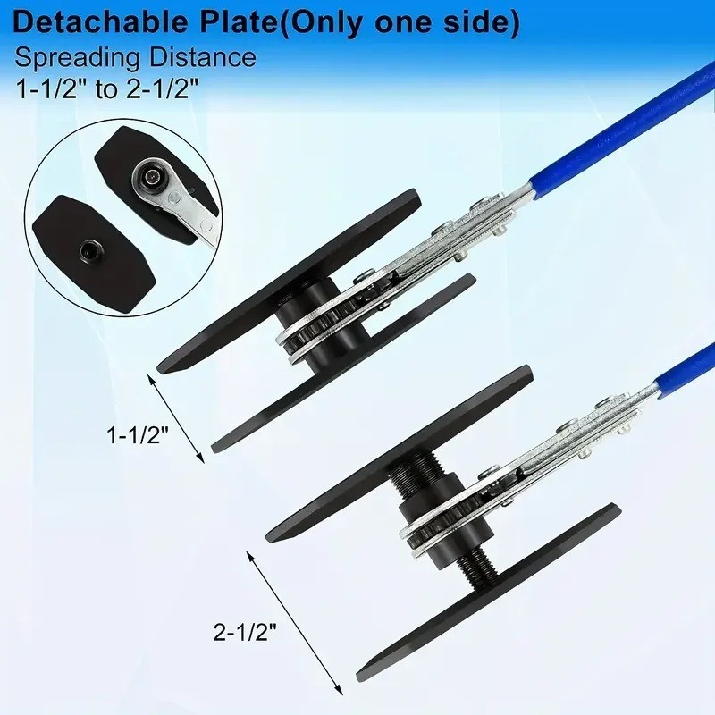Car Ratchet Brake Piston Wrench Spreader Caliper Pad Install Tool Press Portable