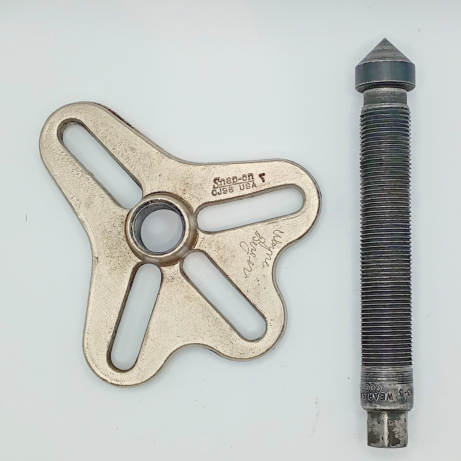 Genuine Snap-On CJ98 4-Way Slotted Puller Yoke /Plate- Snap-On CJ83-3 (USA)