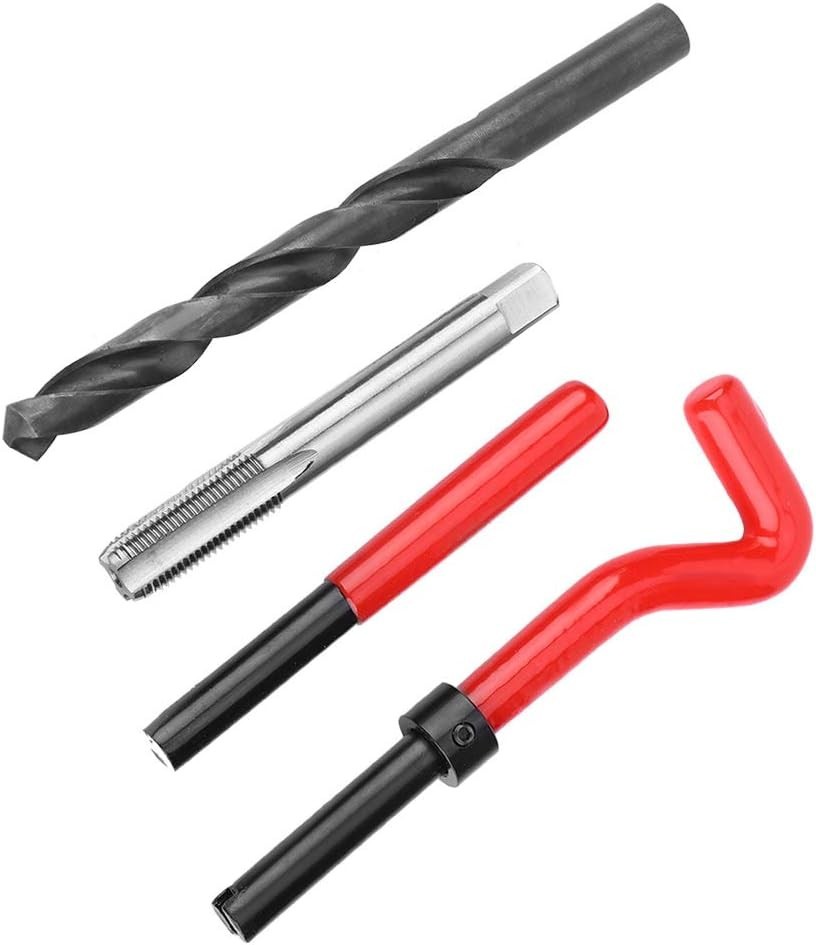 Repair Kit, M11x1.25 Metric Female Thread Repair Tool Kit with Spiral Drill, Tap