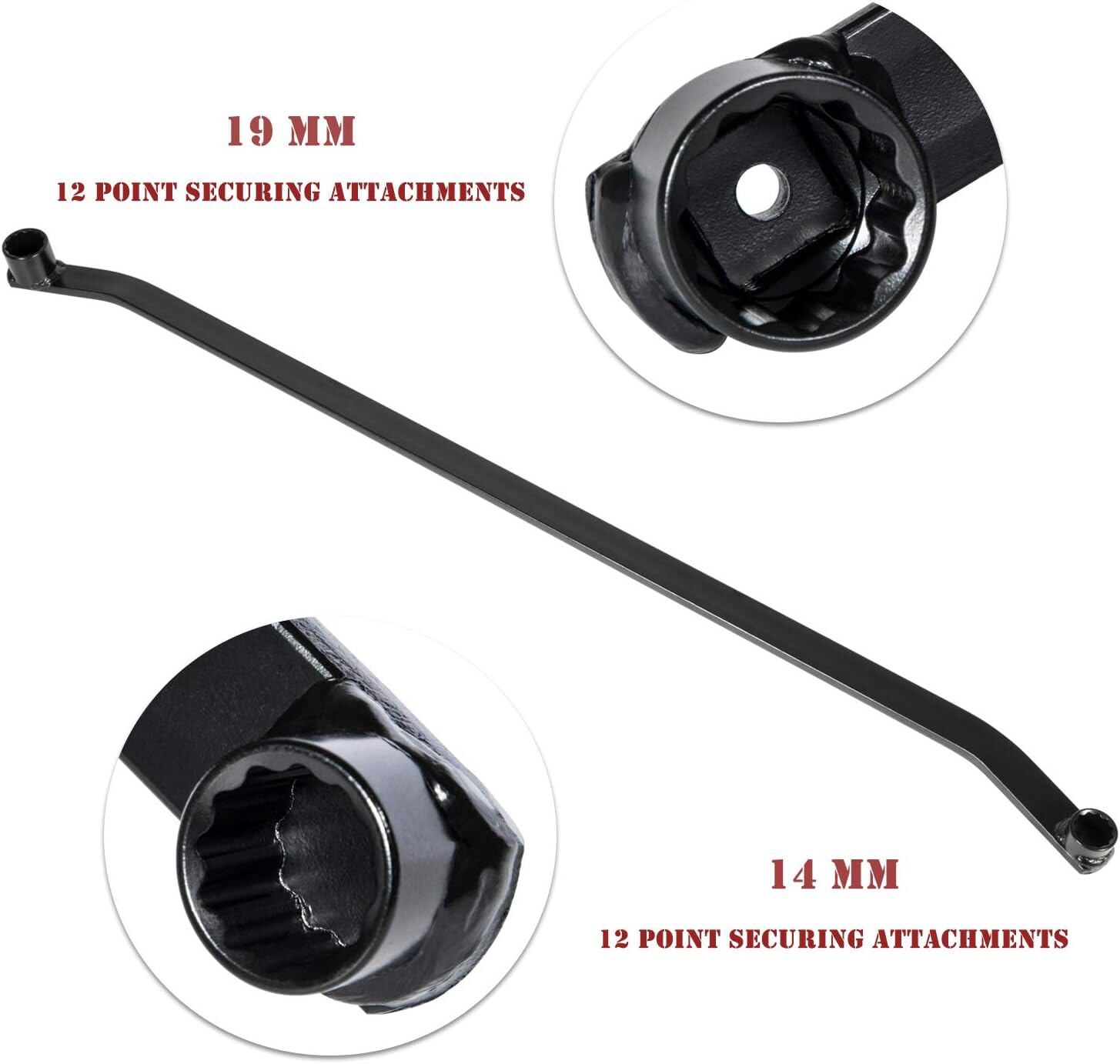 Serpentine Belt Wrench 14MM/19MM Tensioner Removal for Honda Acura Accord CRV