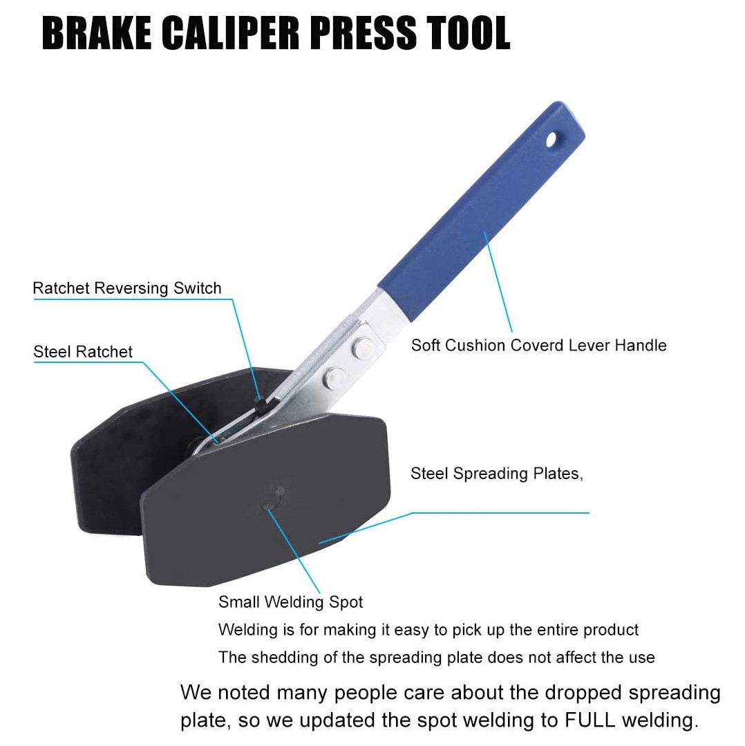 Disc Brake Pad Ratchet Rewind Spreader Piston Retracting Caliper Press Tool USA
