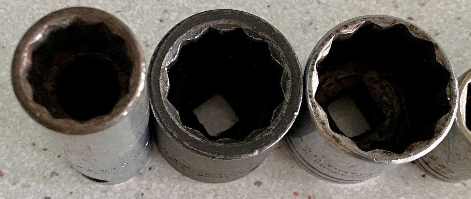 Proto USA Tool Socket Lot 1/2″ Drive 6 8 & 12 Point 11 Pieces Used