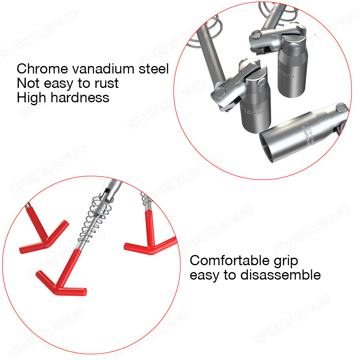 Spark Plug Socket Wrench 16mm Remover Installer t-handle Universal Joint skn