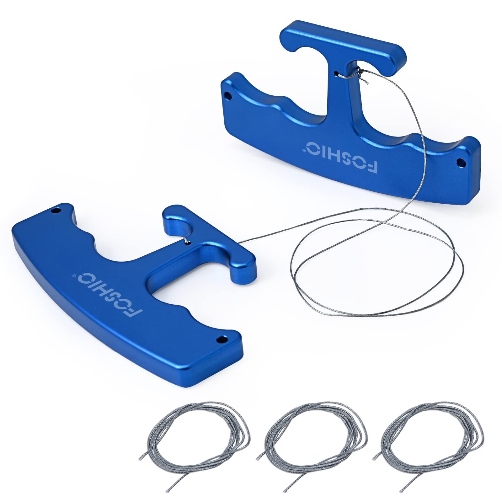 Aluminum Alloy Car Logo Emblem Remover Tool with 3PCS 60CM PE Cables for Film