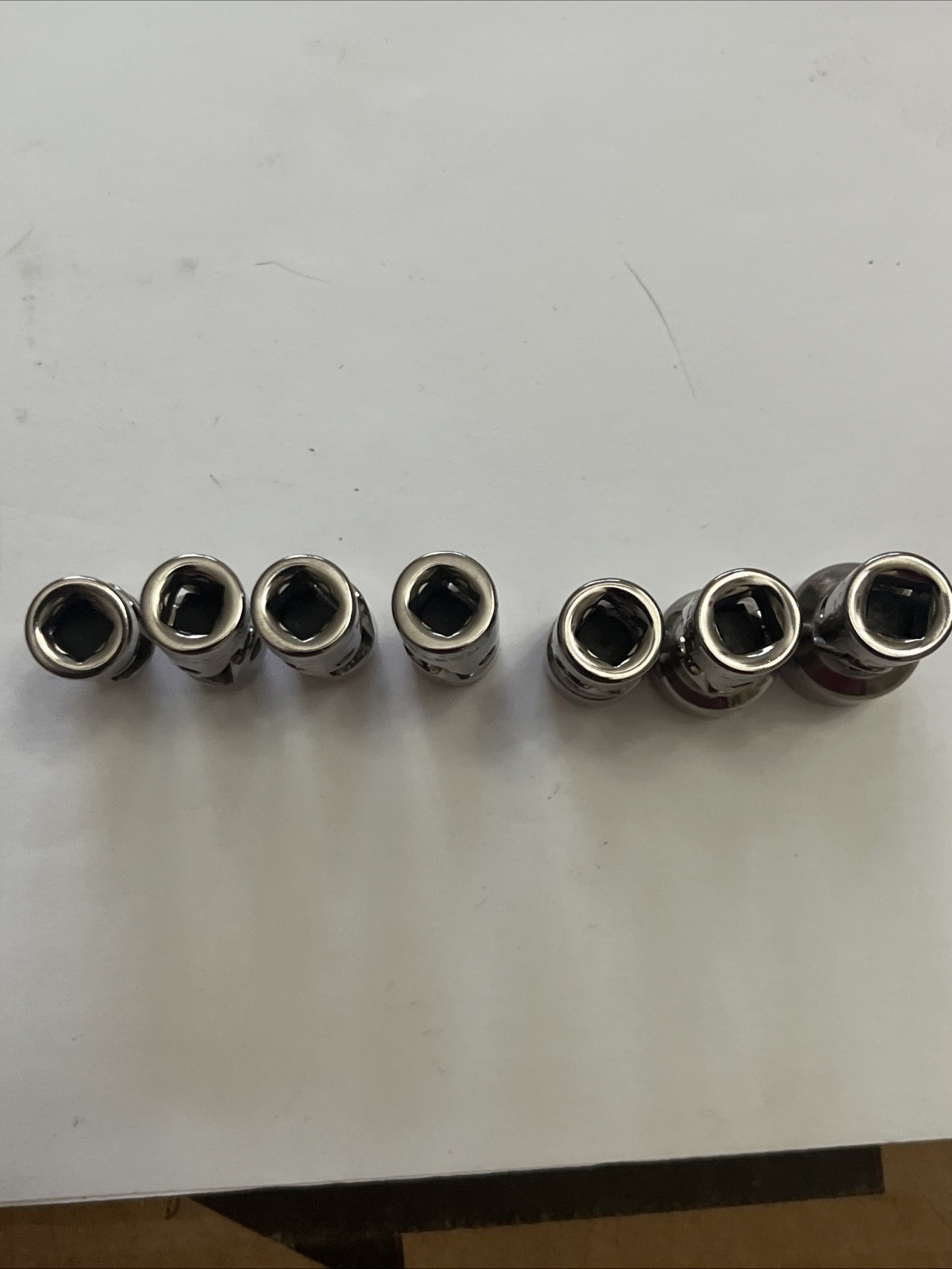 Craftsman 1/4″ Drive SAE Swivel Flex Sockets GK USA 7 pcs 6 Point 3/16″ to 9/16