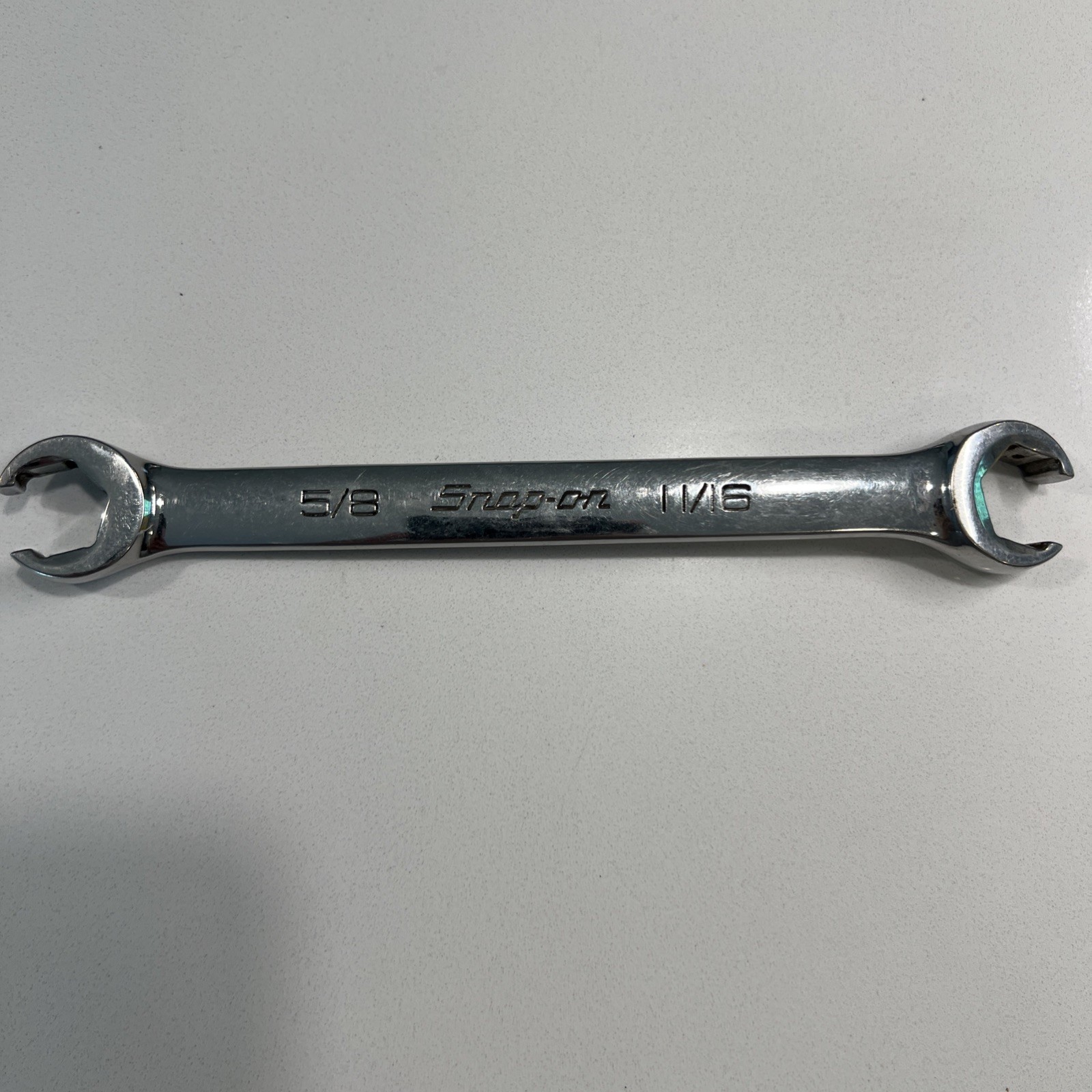 Snap-on Tools 5/8″ & 11/16″ 6-point Flare Nut Tubing Line Wrench RXFS2022B USA