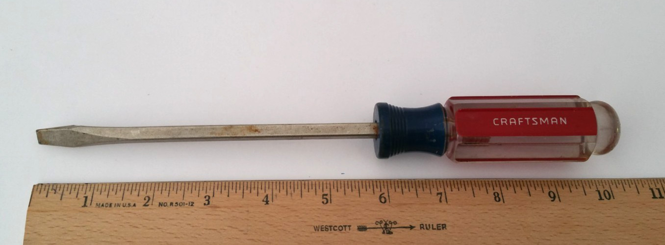 Craftsman 1/4″ Flathead Slotted Screwdriver 41584 S WF USA K358