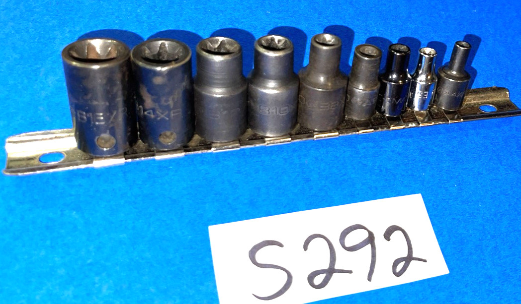 MATCO TOOLS 9 PIECE MULTI DRIVE INSIDE TORX SOCKET DRIVER SET E4-E16
