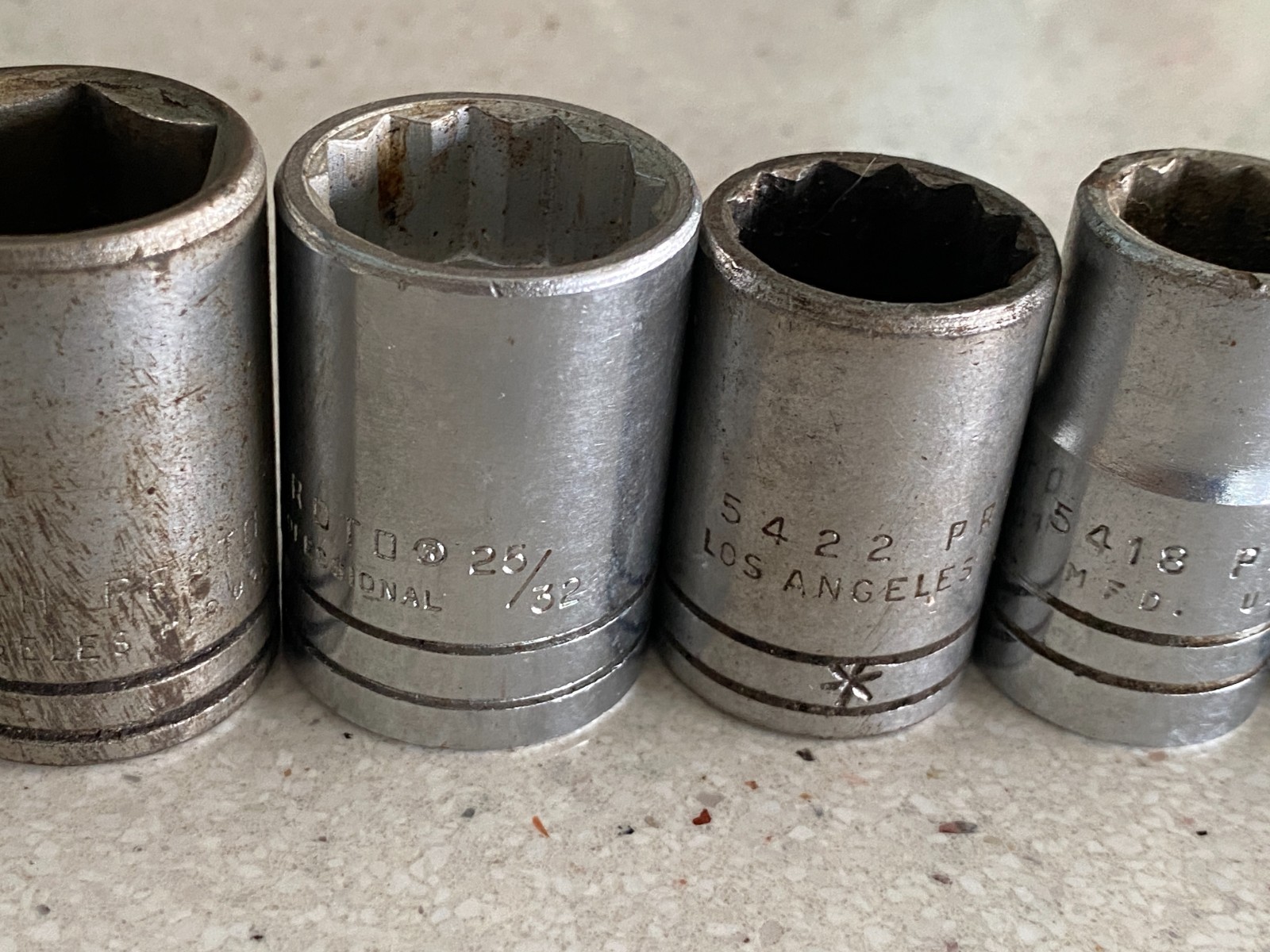 Proto USA Tool Socket Lot 1/2″ Drive 6 8 & 12 Point 11 Pieces Used