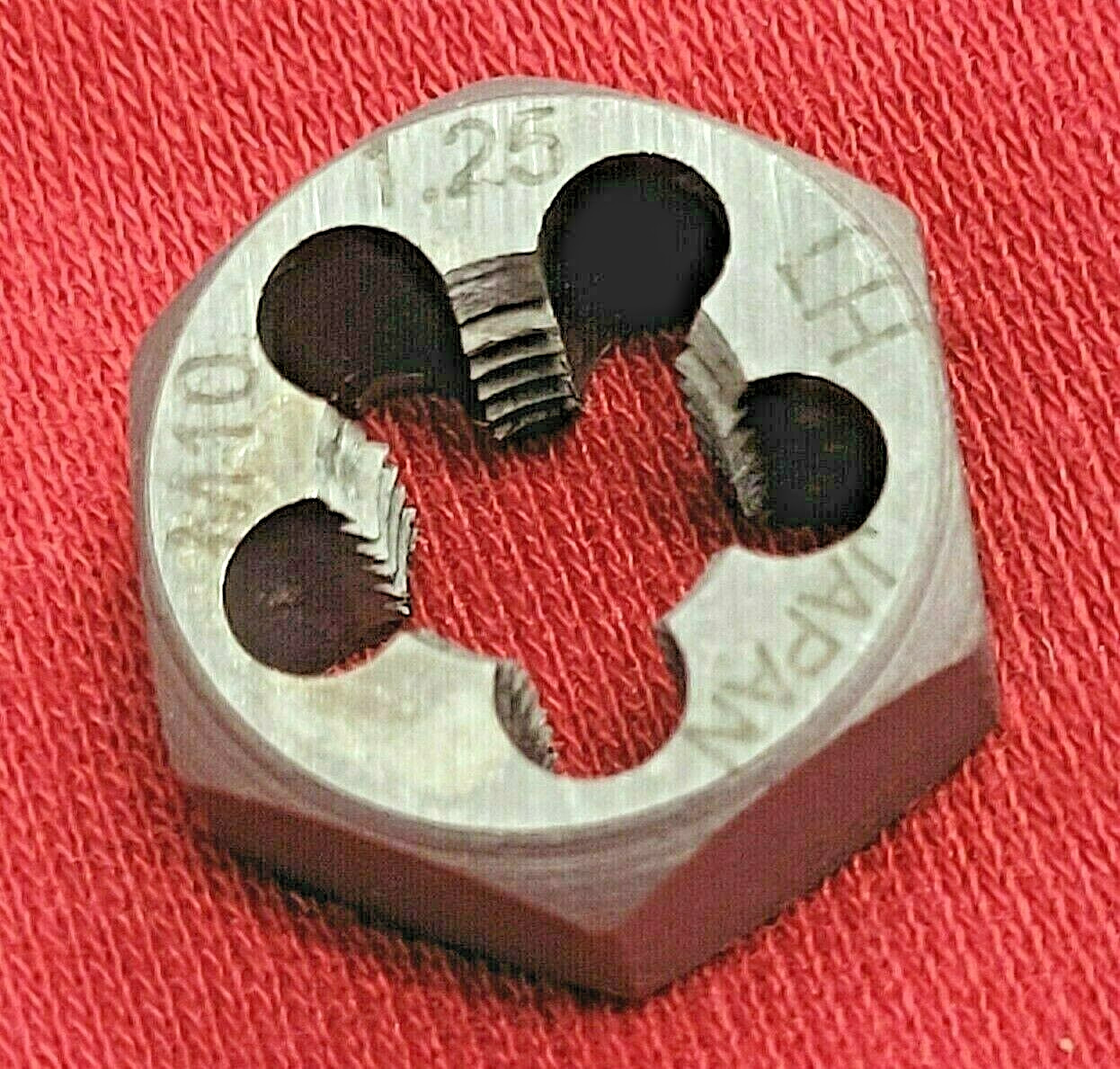 M10 X 1.25 10MM LEFT HAND x .75″ Hex Rethread Die Alfa MHD70761L CS LH Metric