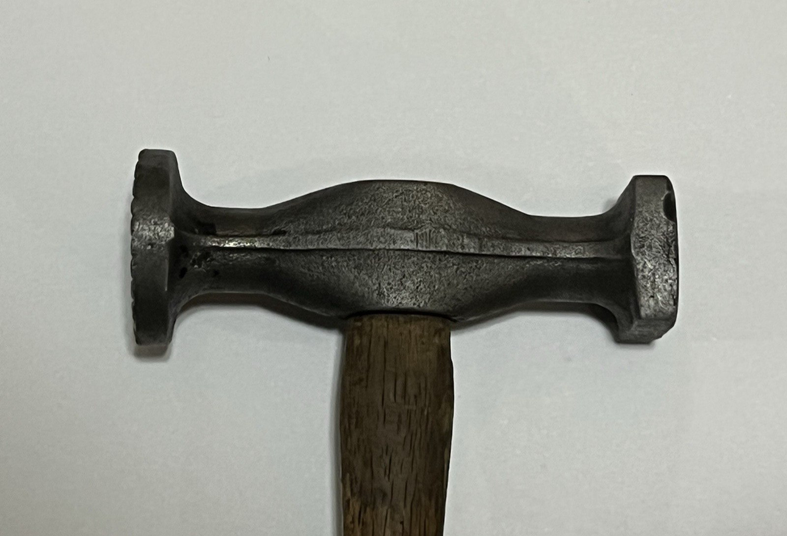 Vintage Shrinking Bumping Auto Body Repair Hammer Wood Handle