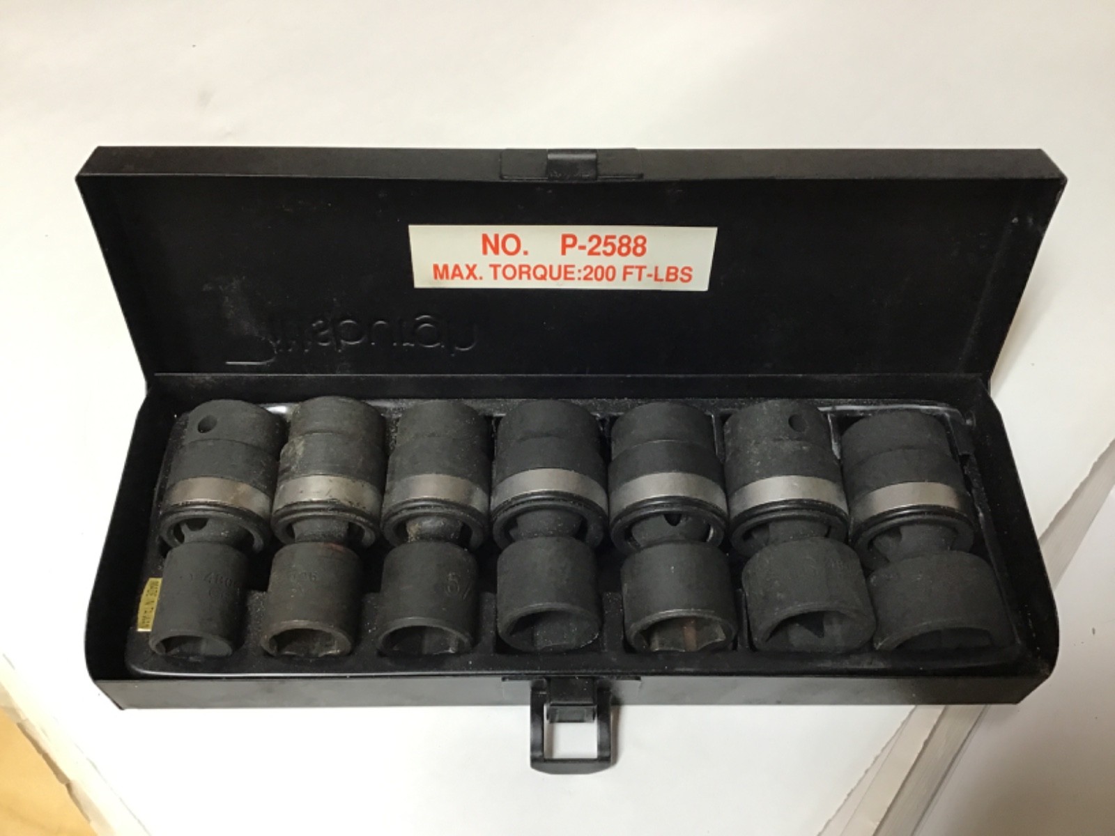 1/2″ DRIVE SWIVEL IMPACT SOCKET SET 1/2-7/8