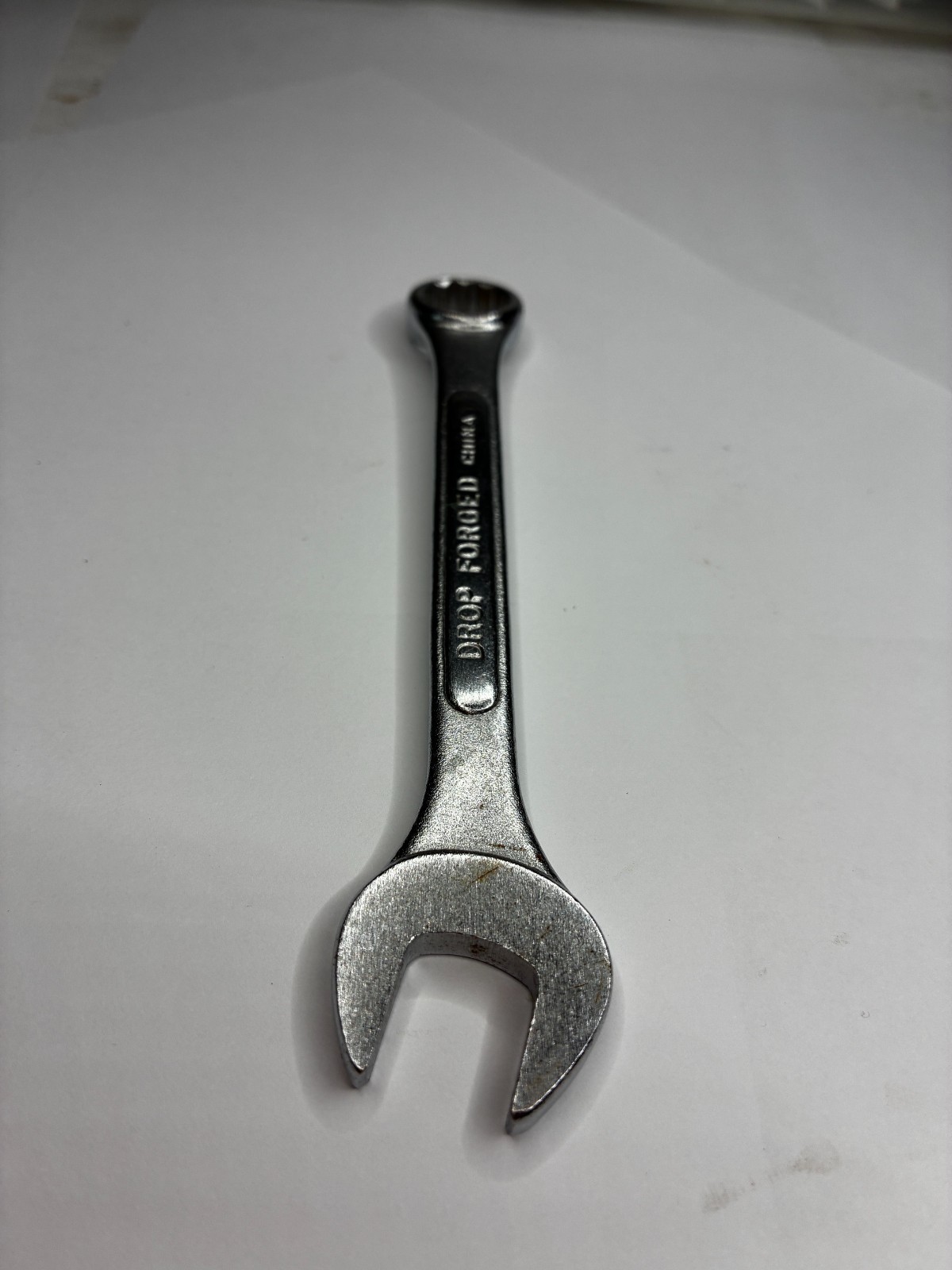 9/16 Combination Wrench SAE Drop Forged China Open Box End