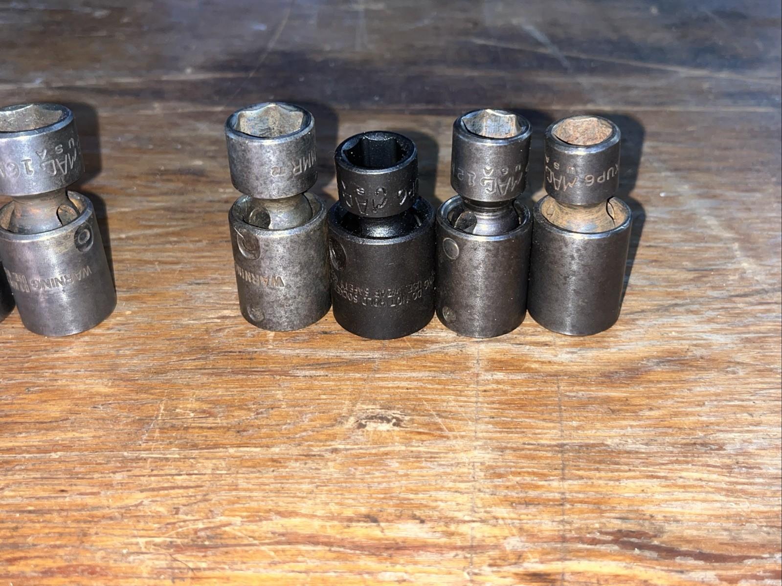 MAC XUP Series Metric Impact Swivel 3/8” drive Socket Set 11-14, 16-17, 19, 22MM