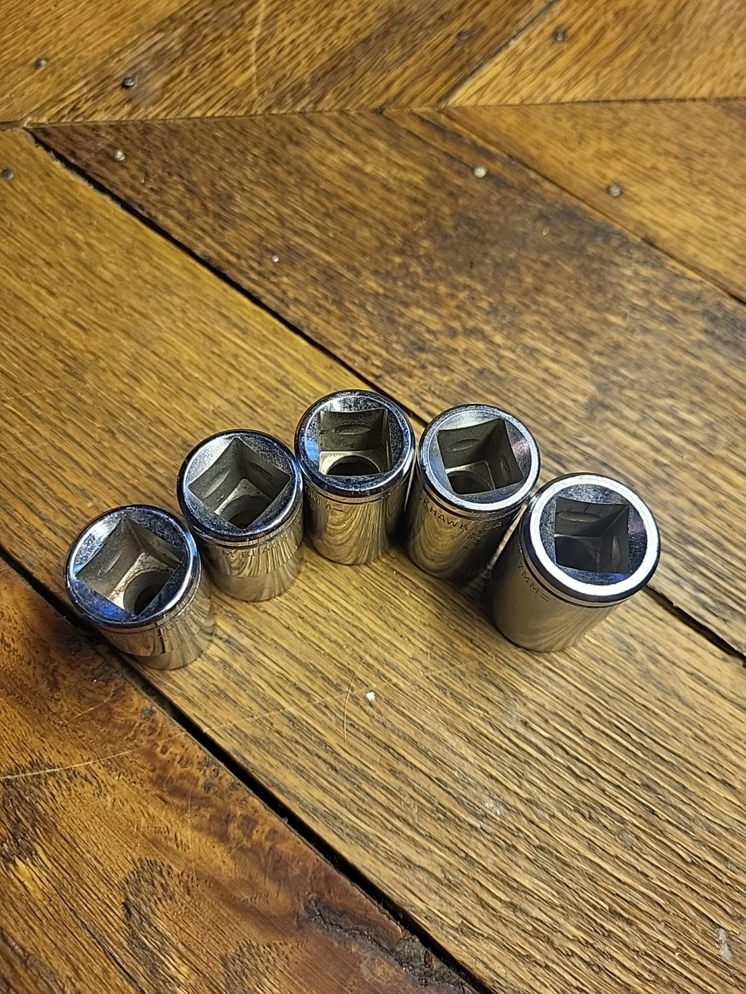Blackhawk USA Tool 1/2 inch Drive SOCKETS 13mm,14mm,15mm,16mm,17mm