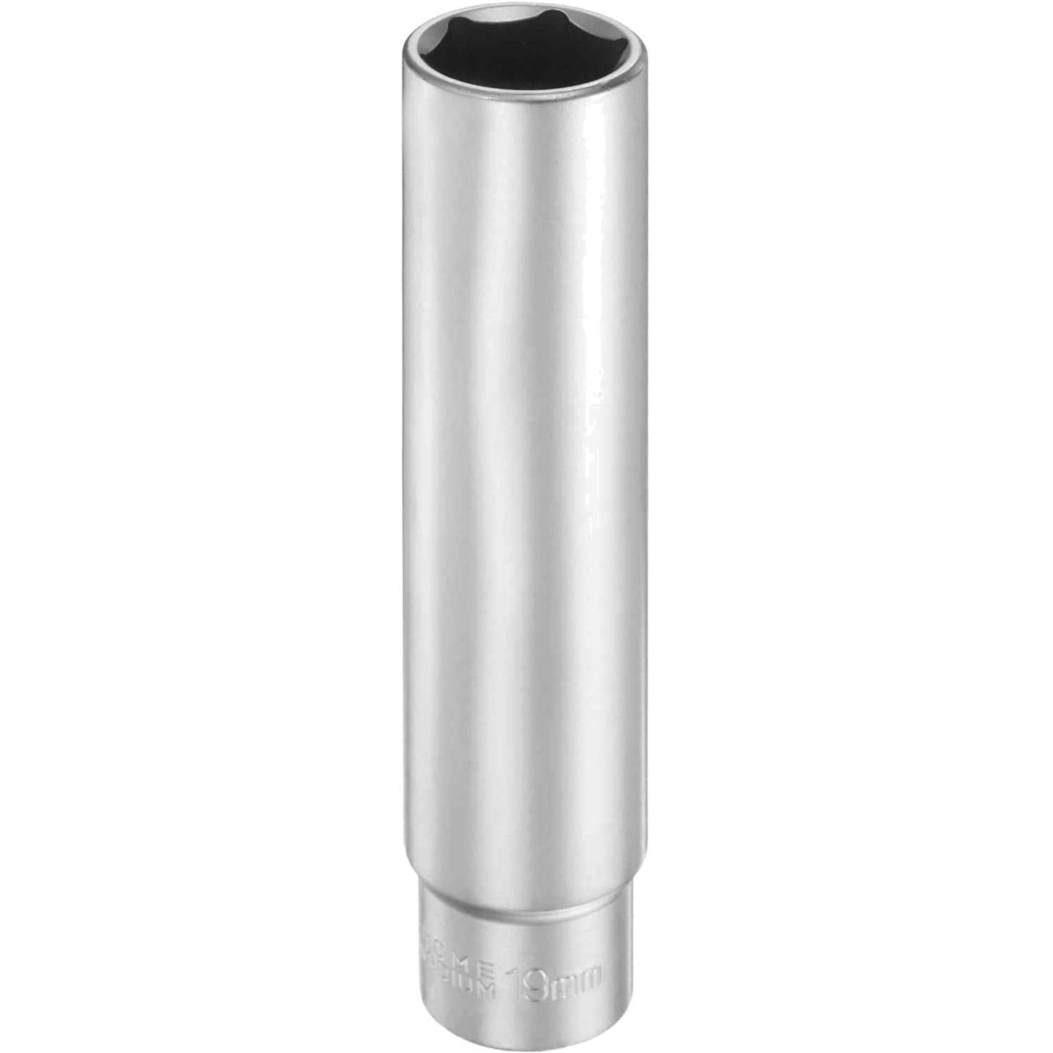 19mm Deep Socket 3/8″ Drive Extra Long 120mm CR-V Steel Tool