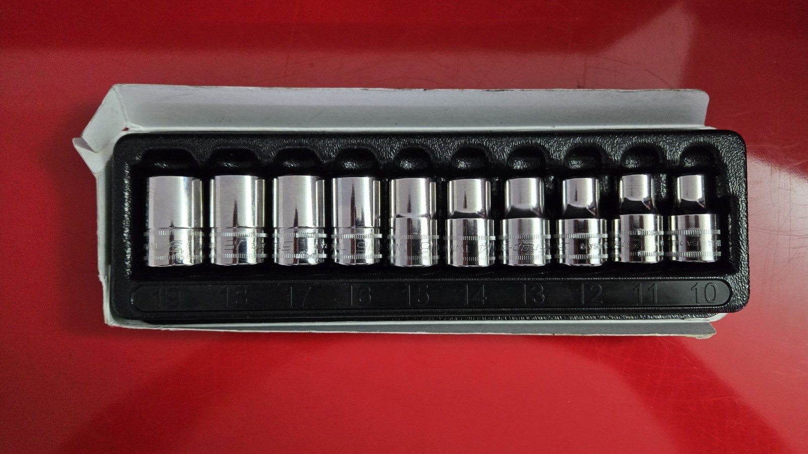 Snap On 310TWMYA 3/8″Dr Socket Set Metric (10mm-19mm)