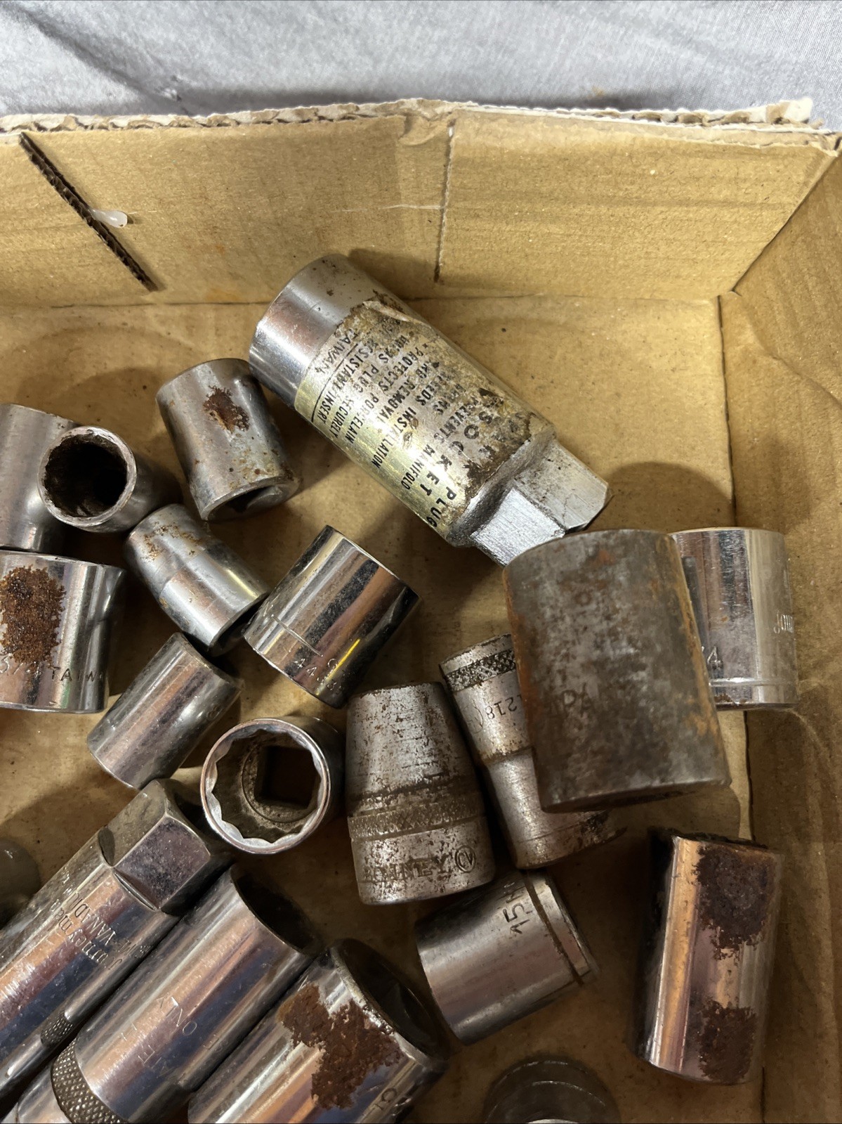 Mixed Lot Of 30 Sockets Meter And Standard 1/4” 3/8” & 1/2” Drives