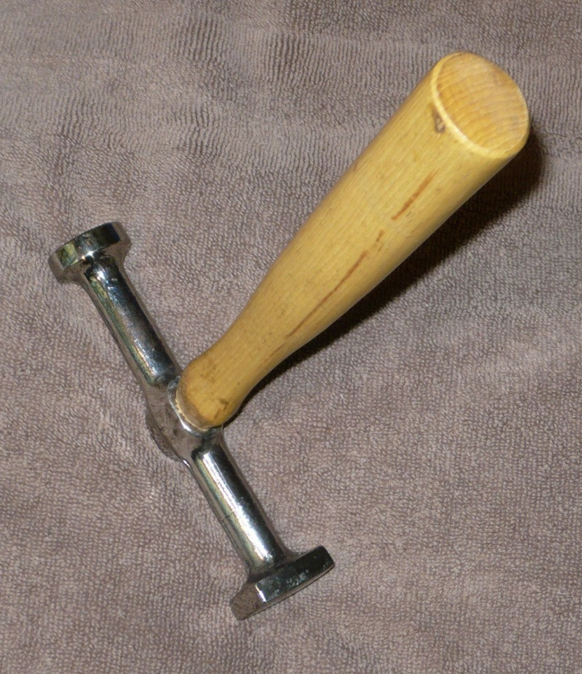 Auto Body/Metal Worker’s Square/Round Flat Face 11-3/4″ Shrinking Hammer