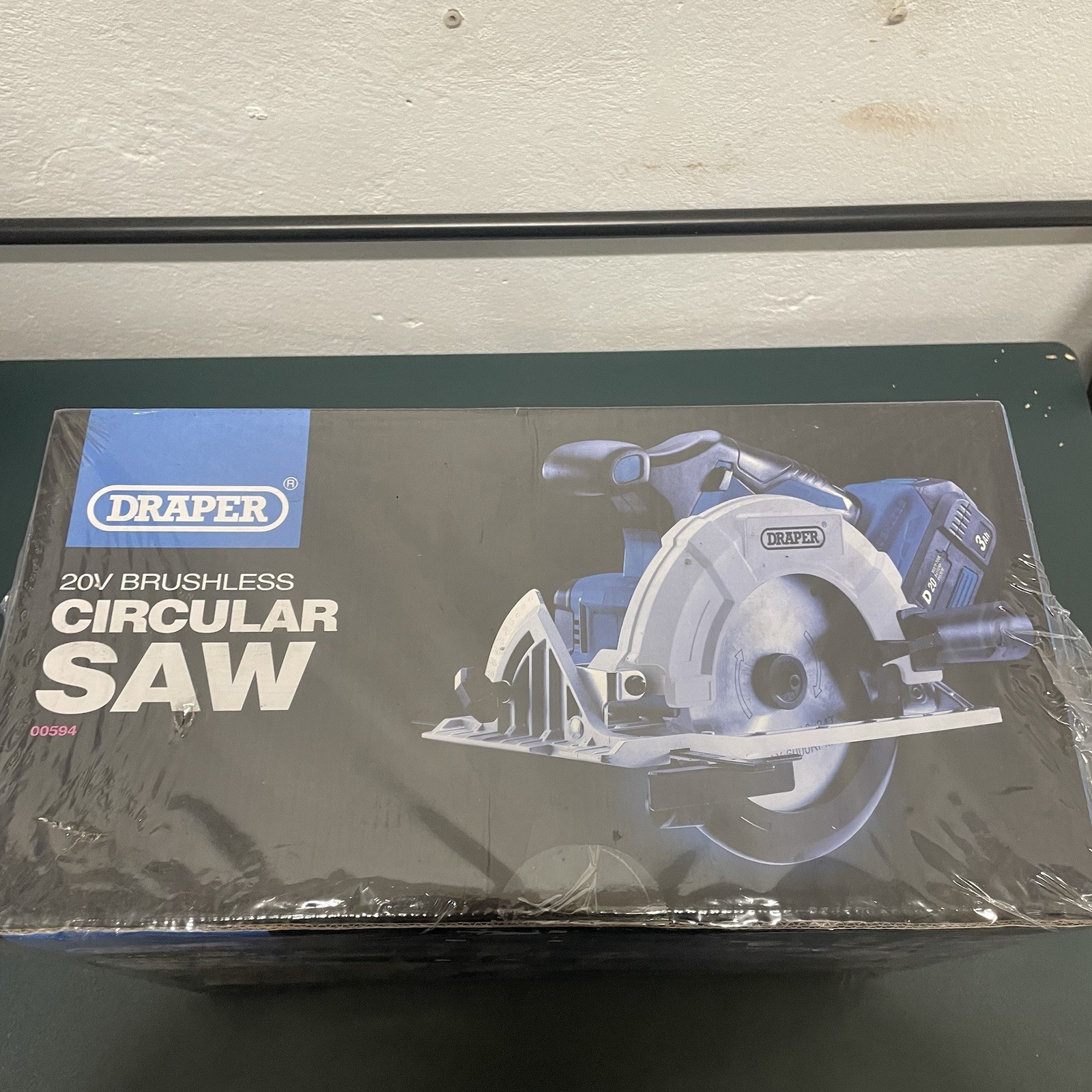 Draper D20 20V Brushless Circular Saw 3Ah Battery And Fast Charger – 00594
