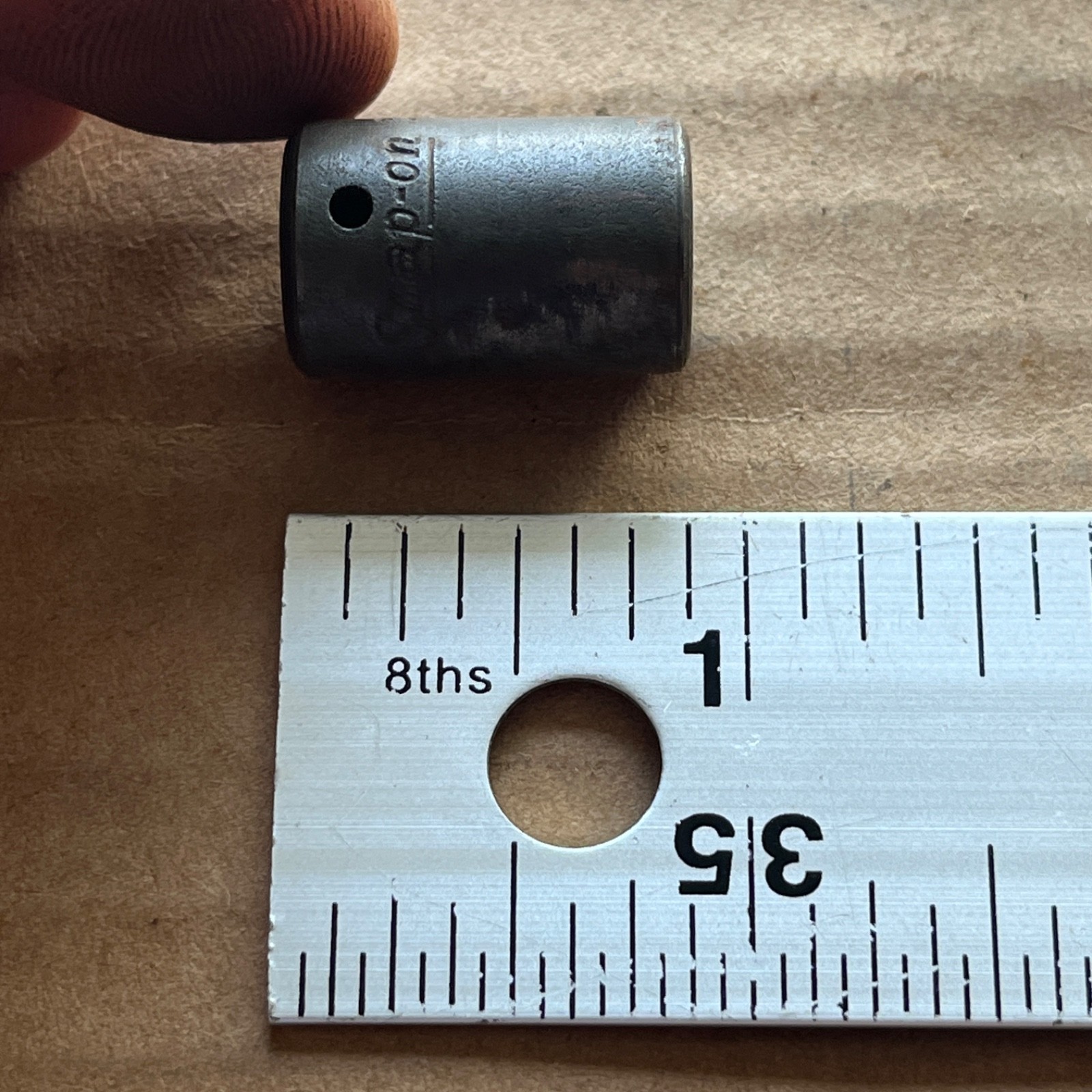 Snap-on GM-12, 1/4” Inch Drive 3/8″ Impact Socket, Shallow, 6 Point