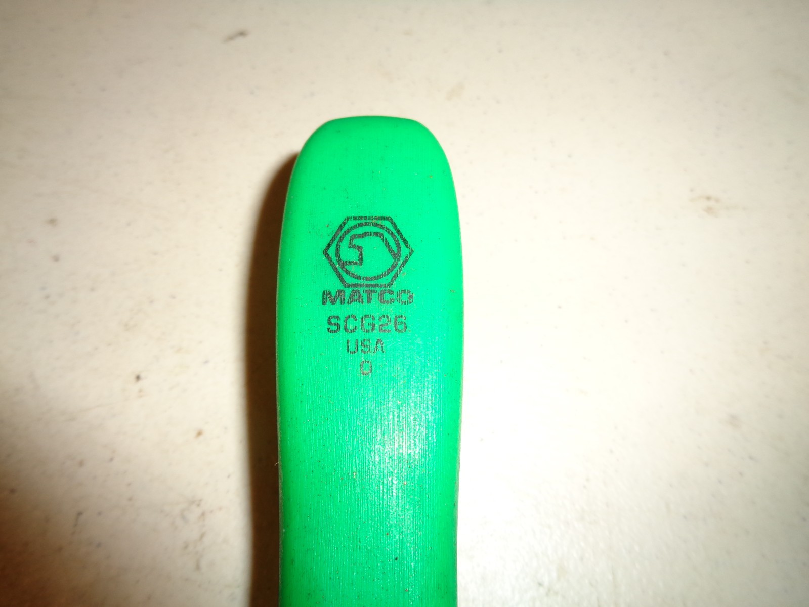 MATCO Tools SCG26 Scraper with Solid Green Handle, 3/4″ x 12″, USA