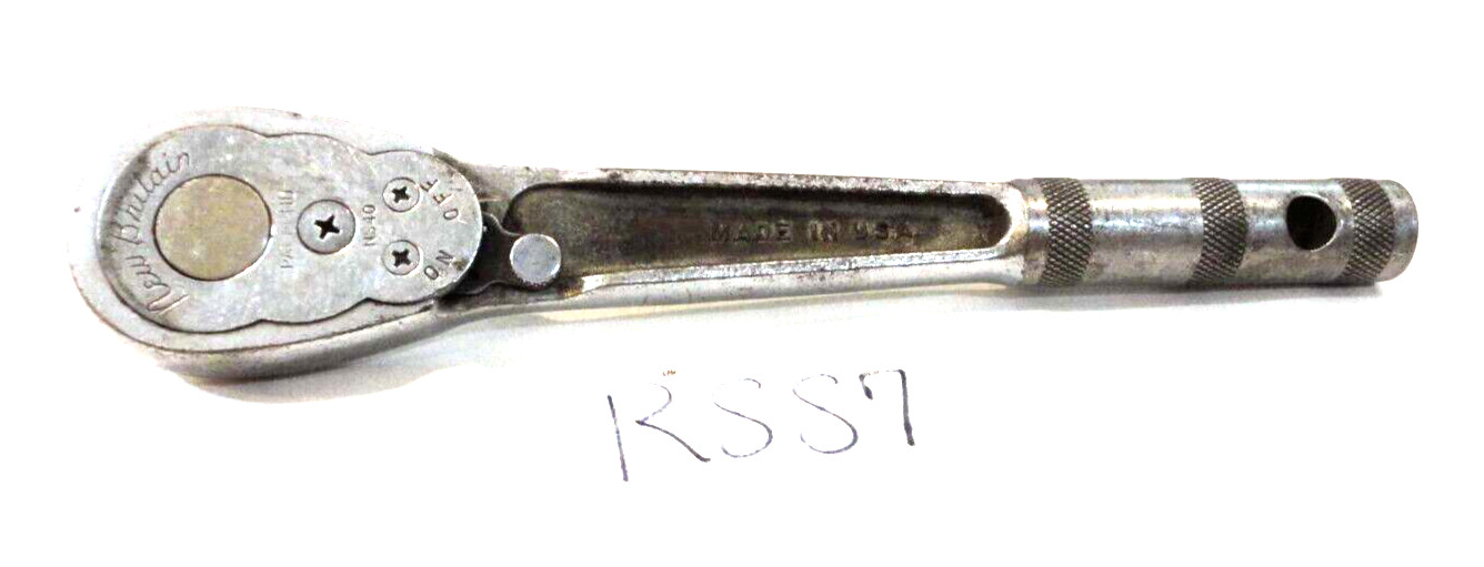 NEW BRITAIN TOOLS VINTAGE OLDER 1/2 DRIVE RATCHET 10-1/4 INCHES LONG NS40