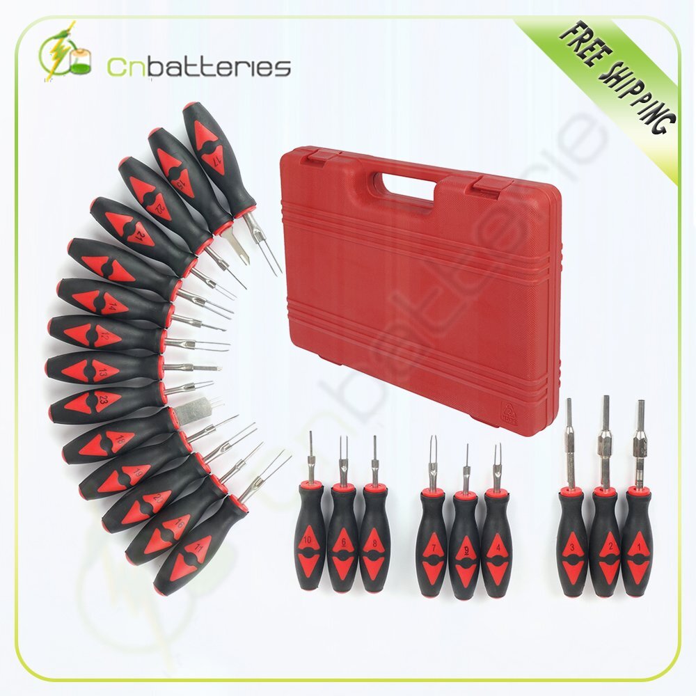 23Pcs Terminal Release Tool Kit Universal Electrical Terminal Removal Tool Set