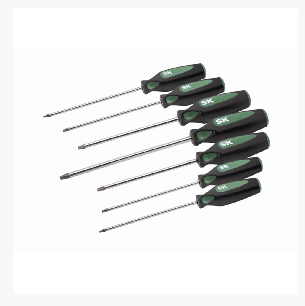 SK Professional Tools 7 Piece Cushion Grip Torx Screwdriver Set New Lifetime…