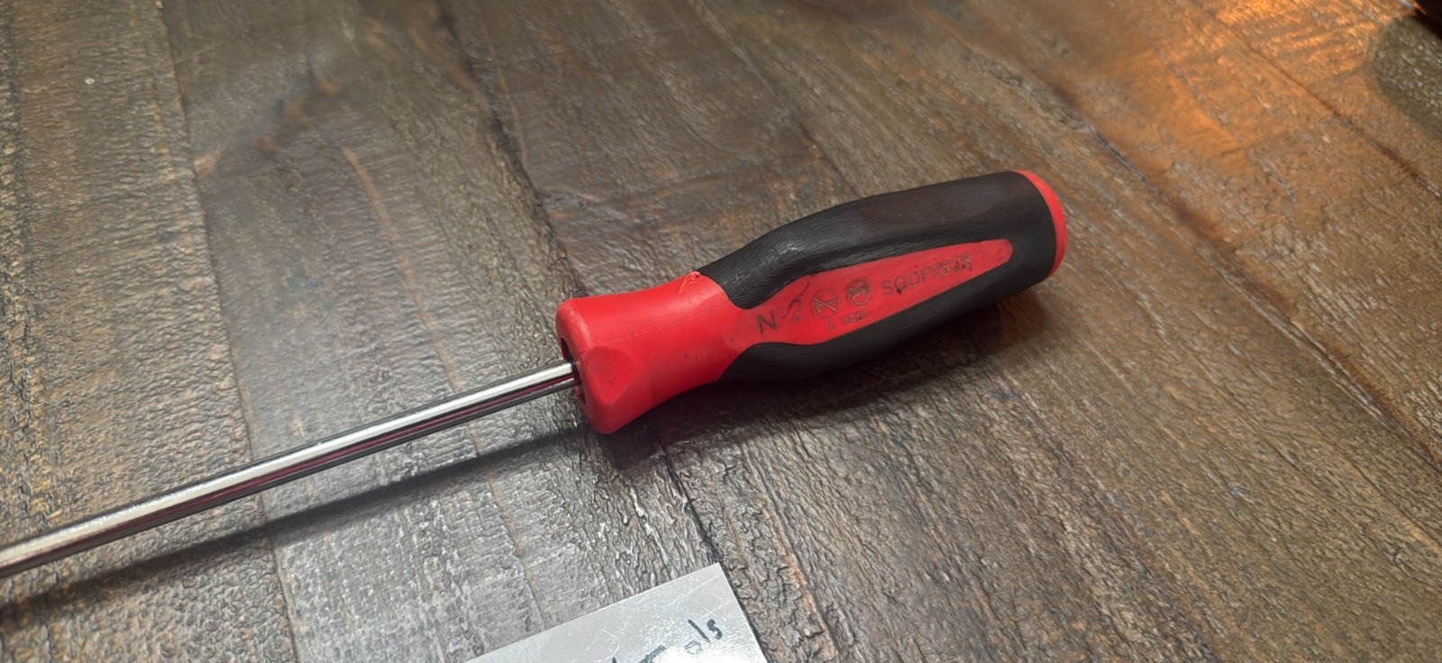 Snap on SGDP162B extra long number 2 Phillips screwdriver red soft grip