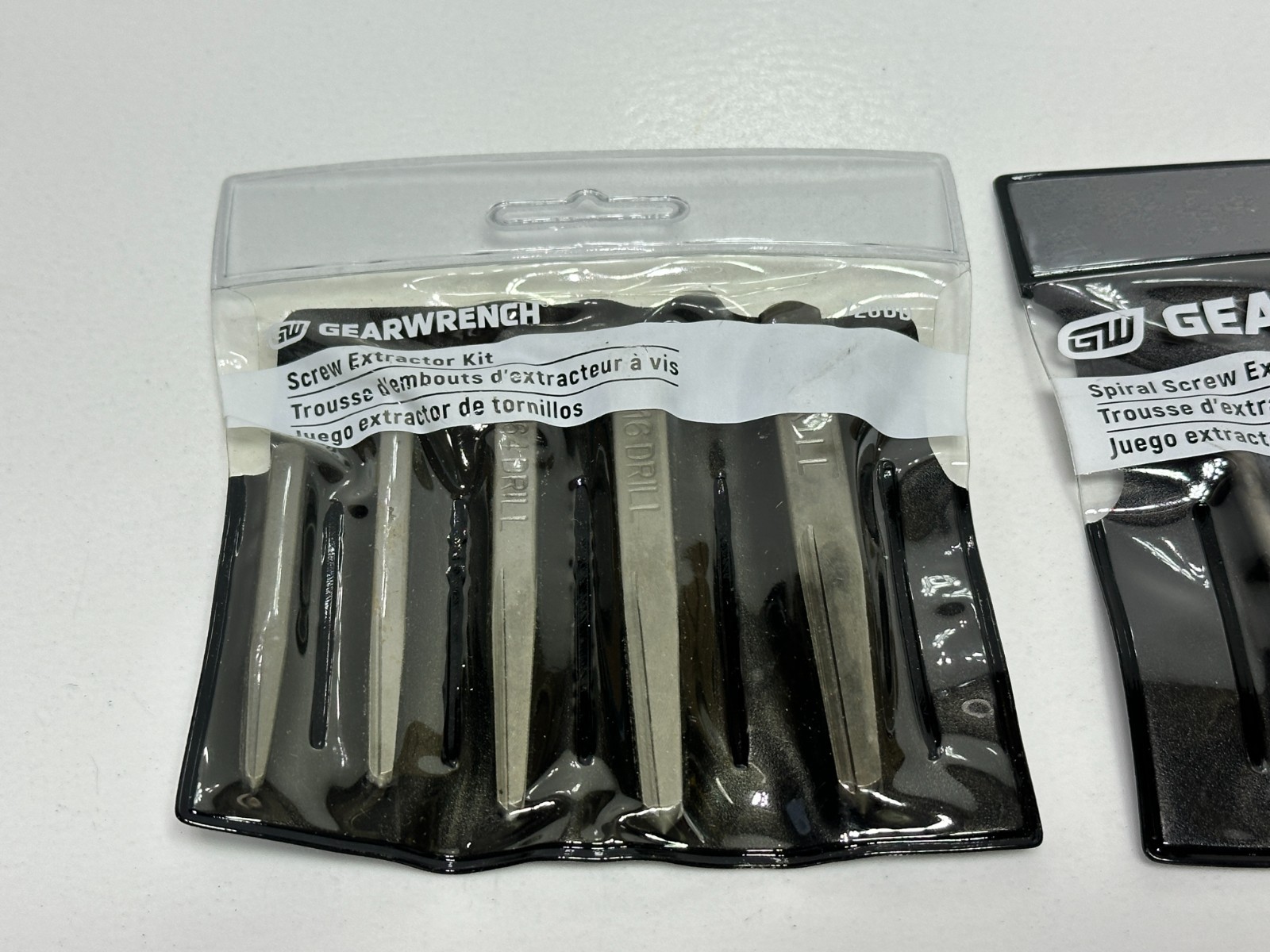 NEW 2pc GEARWRENCH Tool Screw Extractor Set & Spiral Extractor Set 2419D & 720DD